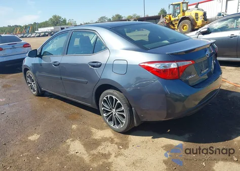 2015 Toyota Corolla S Plus z USA, uszkodzony, nr VIN 2T1BURHE2FC307962